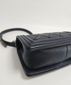 Chanel Medium Navy Boy 21