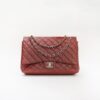 Chanel Maxi Classic Double Flap in Burgundy Caviar Leather