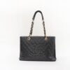 Chanel Grand Shopping Black Caviar Leather Tote Bag