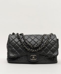 Chanel jumbo Grey classic flap Bag
