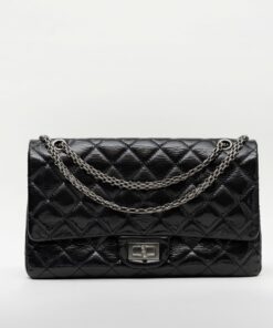 Chanel 2.55 Purple Quilted Patent Leather