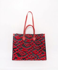 Louis Vuitton x Urs Fischer  On the Go Canvas Bag