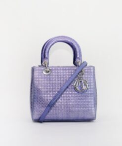 Lady Dior Purple Medium Bag