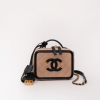 Chanel Filigree Vanity Case Caviar Small