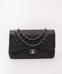 Chanel Timeless Jumbo Caviar Leather Bag