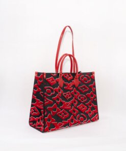 Alternative view of Louis Vuitton x Urs Fischer  On the Go Canvas Bag