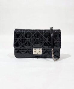 Miss Dior Black Cannage Patent Leather