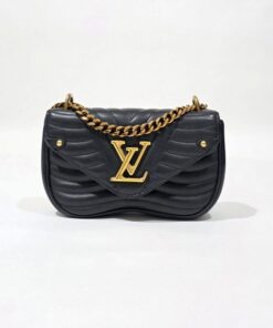 Louis Vuitton New Wave Black Quilted Leather Bag