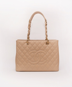 Chanel Grand Shopping Tote Beige Bag
