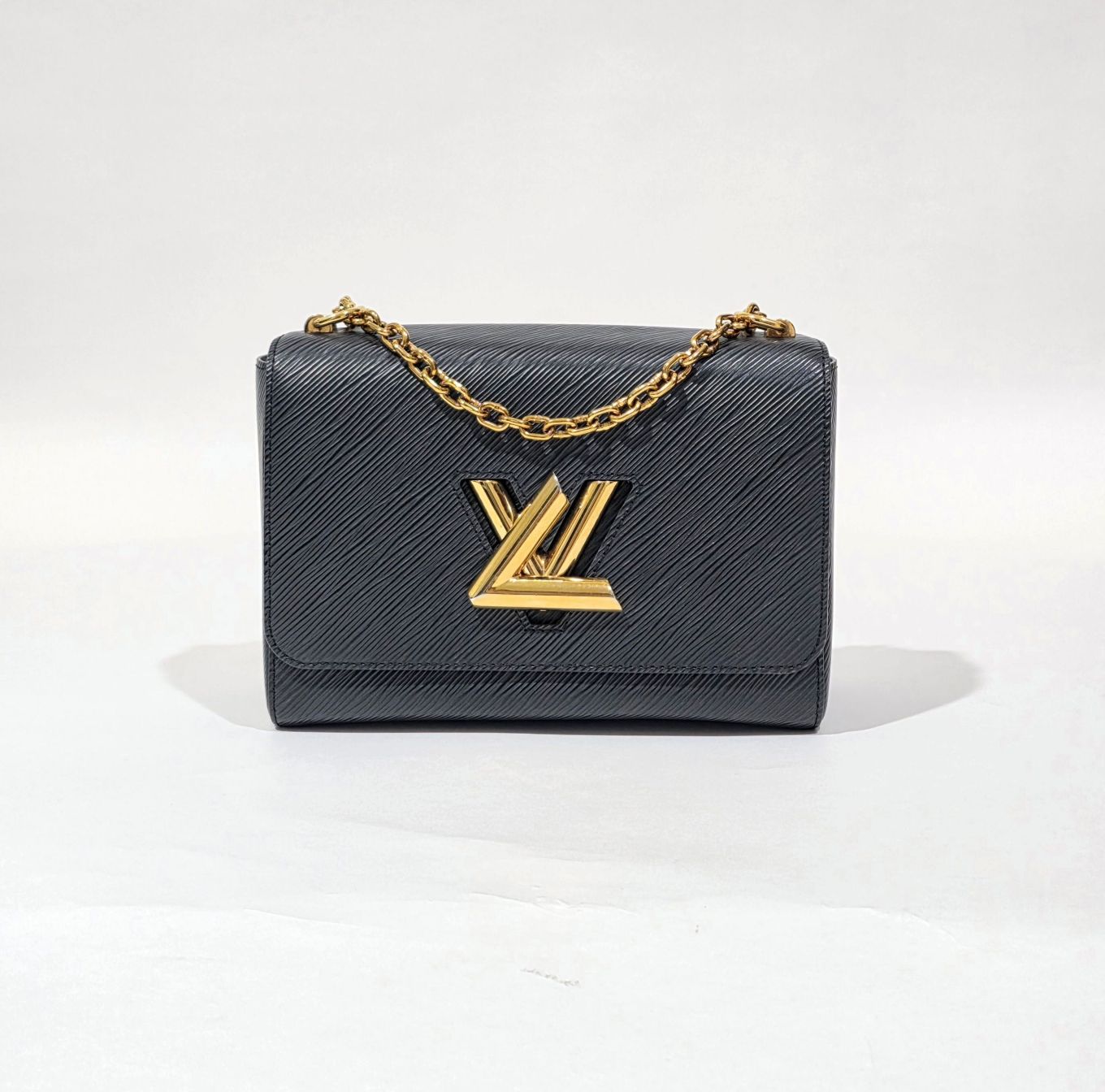 Louis Vuitton Twist MM Black Bag