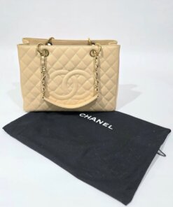 Alternative view of Chanel Grand Shopping Tote Beige Bag